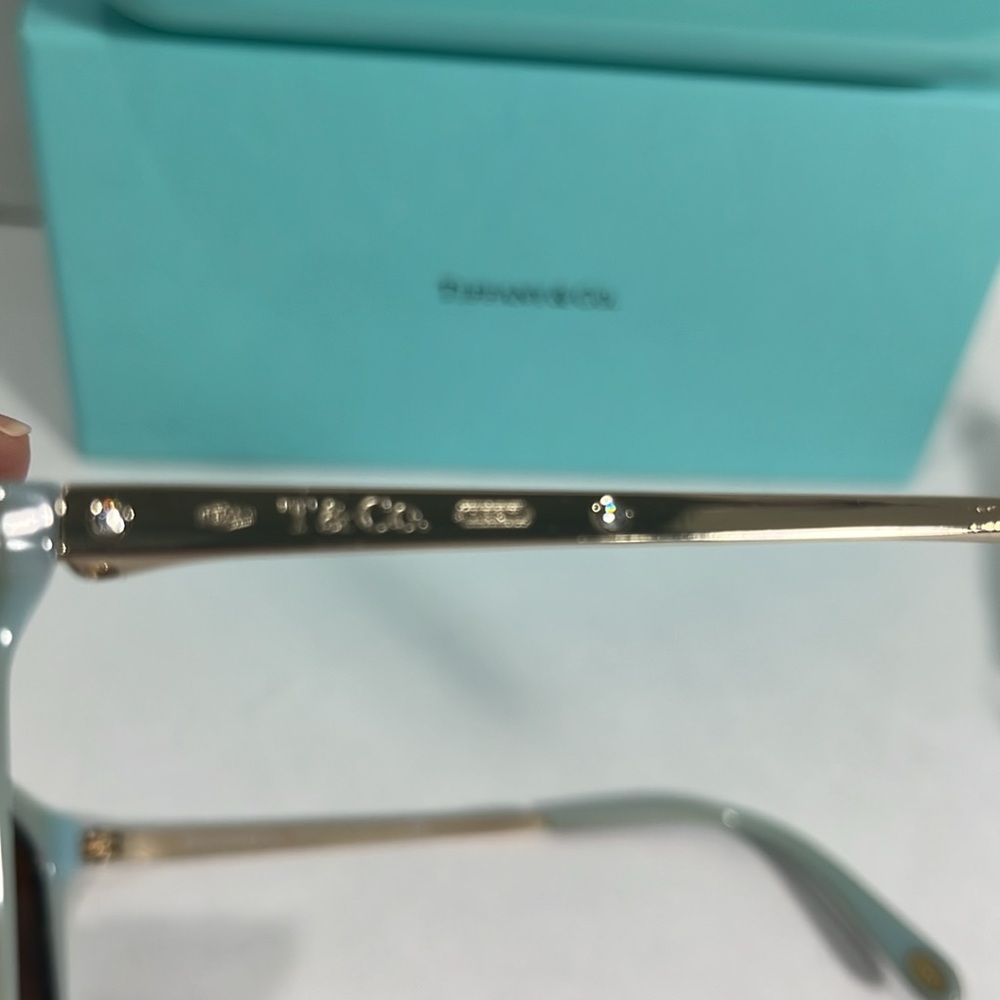Tiffany & Co. Black Cat-Eye Sunglasses - Picture 7 of 13